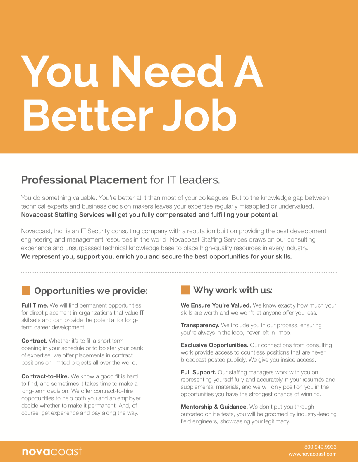 Professional Placement Services